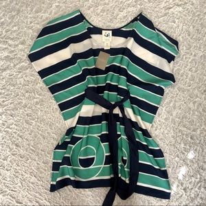 Anthropologie Mermaid Striped Blouse - O